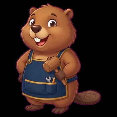 Kayu, the Best Carpentry mascot