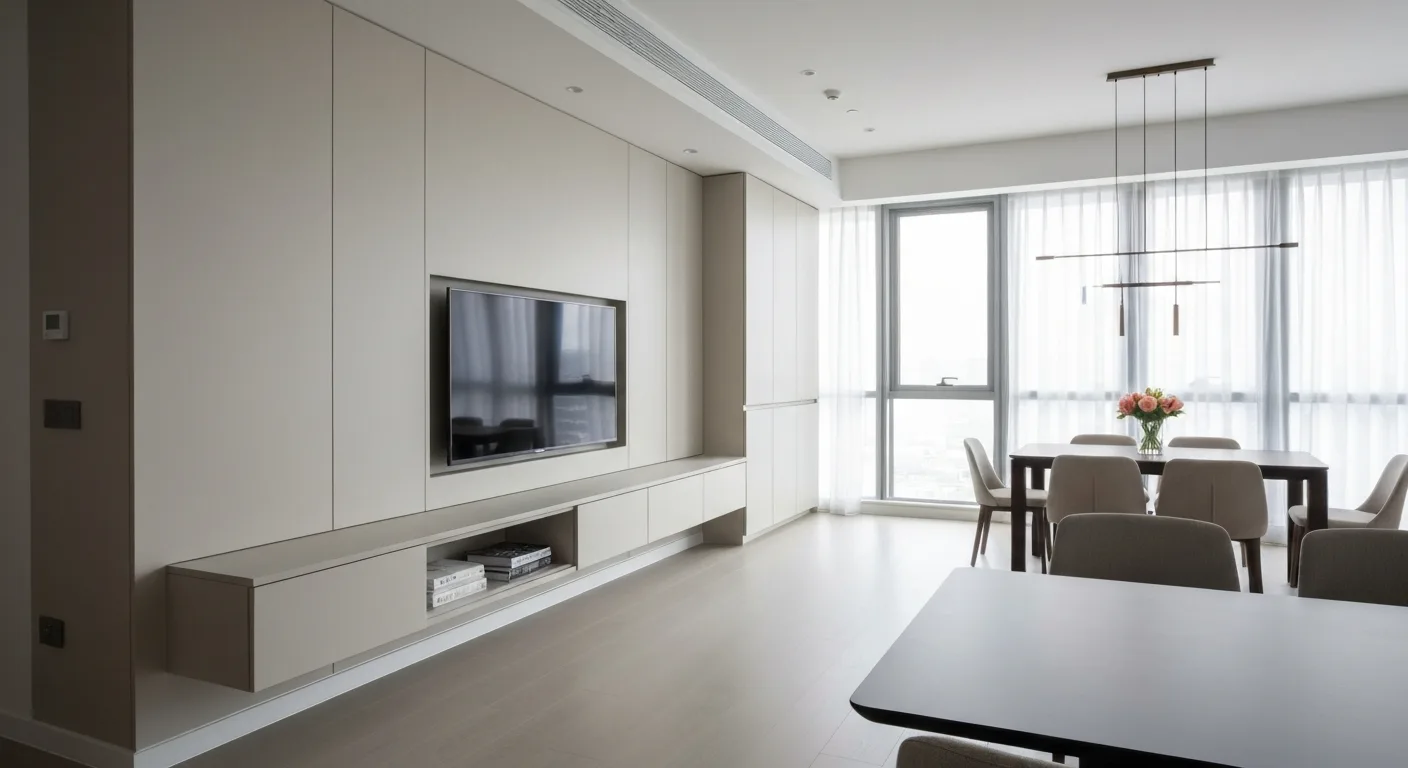 Modern contemporary condo interior design
